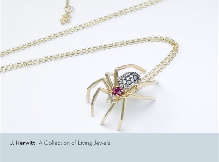 J Herwitt Spider pendant